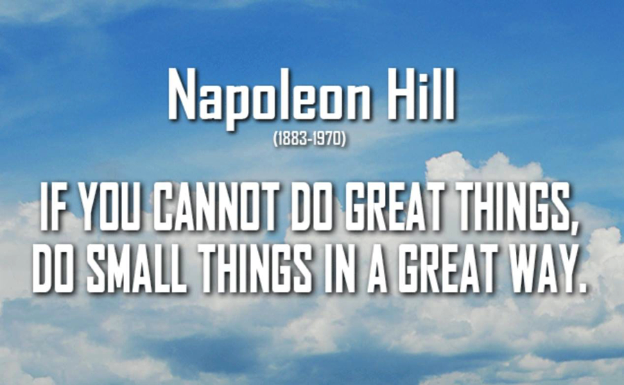 Do great things. Josephine Hill quotes.